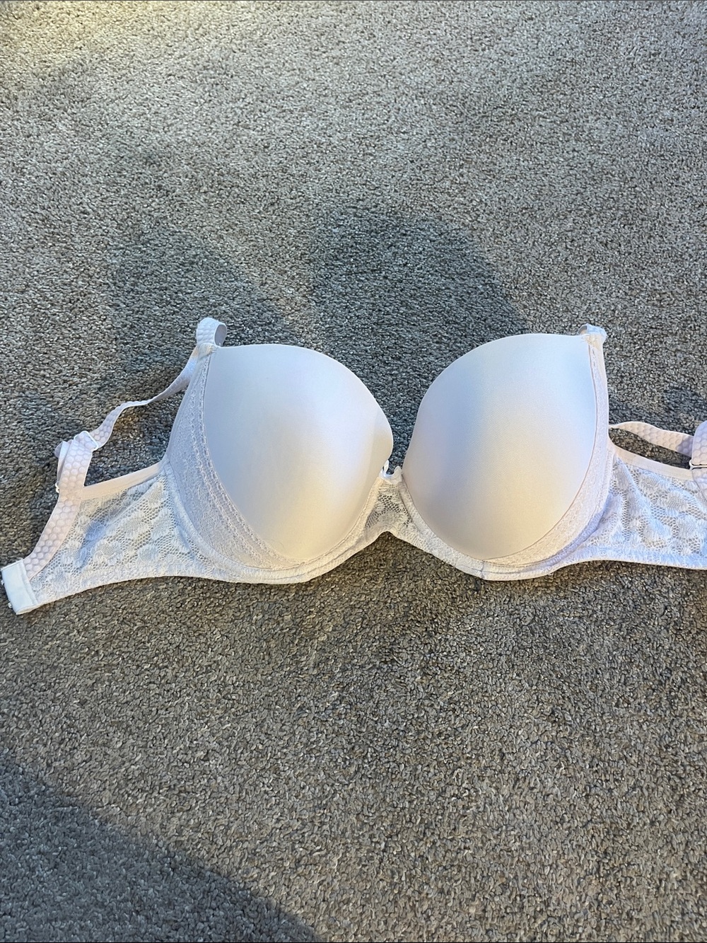 Passionata 30DDDD White Moulded Bra Lace Accent